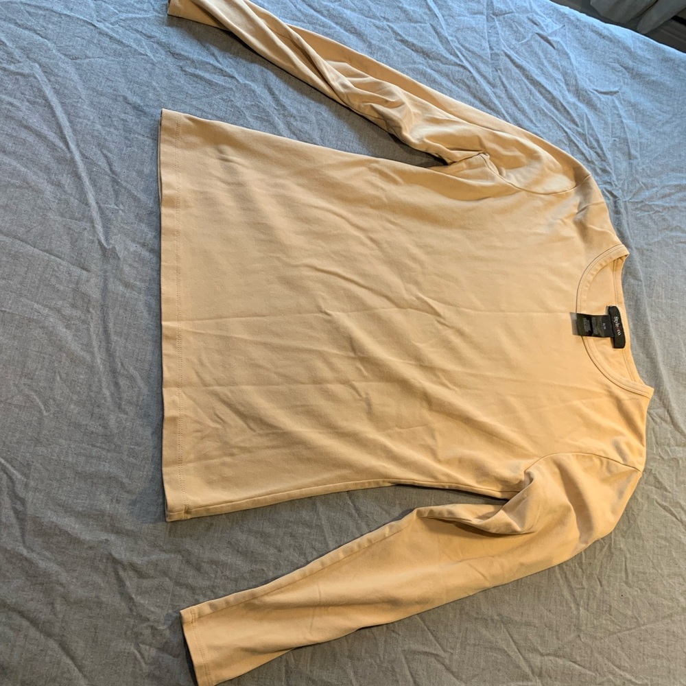 Style & Co. Light Tan Long Sleeve Top